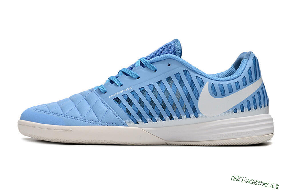 Unisex Nike Lunar Gato 2 IC Indoor & Futsal Low-Tops Football Shoes - Blue/White 0