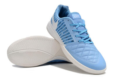 Unisex Nike Lunar Gato 2 IC Indoor & Futsal Low-Tops Football Shoes - Blue/White
