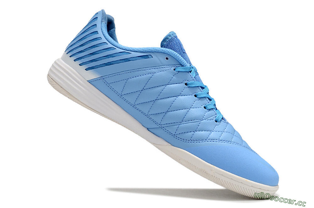 Unisex Nike Lunar Gato 2 IC Indoor & Futsal Low-Tops Football Shoes - Blue/White 4