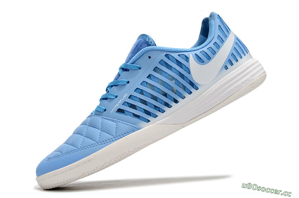 Unisex Nike Lunar Gato 2 IC Indoor & Futsal Low-Tops Football Shoes - Blue/White 5