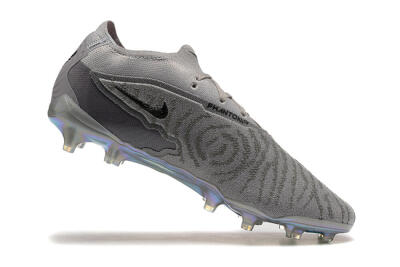 Men's Nike Phantom GX Elite FG Firm Ground Low-Tops Football Boots - Grey/Black/Gold