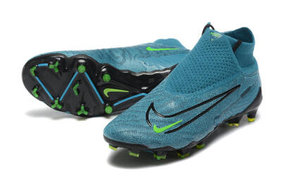 Men's Nike Phantom GX Elite FG Firm Ground High-Tops Football Boots - Blue/Black/Yellow