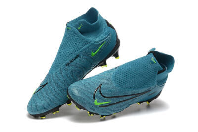 Men's Nike Phantom GX Elite FG Firm Ground High-Tops Football Boots - Blue/Black/Yellow