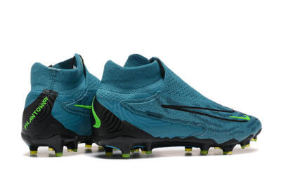 Men's Nike Phantom GX Elite FG Firm Ground High-Tops Football Boots - Blue/Black/Yellow
