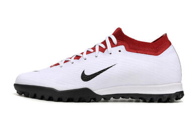 Unisex Nike Air Zoom Mercurial Vapor 15 Elite TF Artificial Turf Low-Tops Football Shoes - White/Black/Red