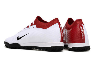 Unisex Nike Air Zoom Mercurial Vapor 15 Elite TF Artificial Turf Low-Tops Football Shoes - White/Black/Red