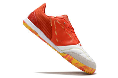 Men's Adidas Top Sala IC Indoor & Futsal Low-Tops Football Shoes - White/Red/Yellow