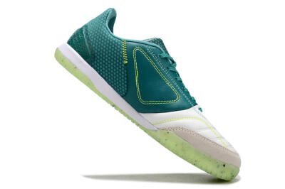 Men's Adidas Top Sala IC Indoor & Futsal Low-Tops Football Shoes - White/Green/Yellow