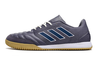 Men's Adidas Top Sala IC Indoor & Futsal Low-Tops Football Shoes - Purple/Blue/White