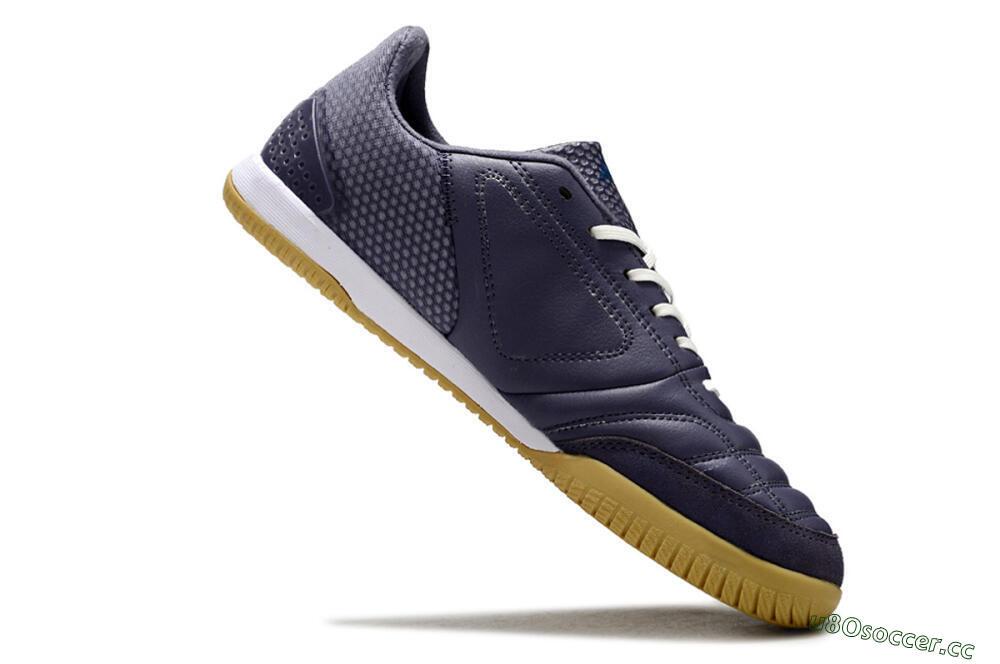 Men's Adidas Top Sala IC Indoor & Futsal Low-Tops Football Shoes - Purple/Blue/White 4
