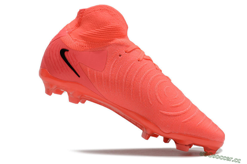 Unisex Nike Phantom Luna 2 Elite LV8 FG Firm Ground High-Tops Football Boots - Red/Black/Pink 4