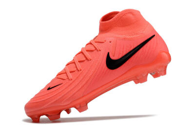 Unisex Nike Phantom Luna 2 Elite LV8 FG Firm Ground High-Tops Football Boots - Red/Black/Pink