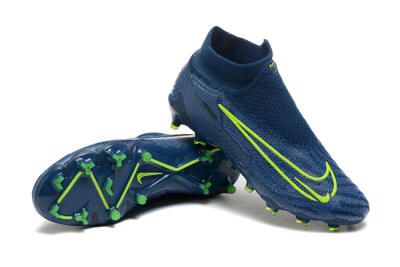Men's Nike Phantom GX Elite FG Firm Ground High-Tops Football Boots - Blue/Yellow