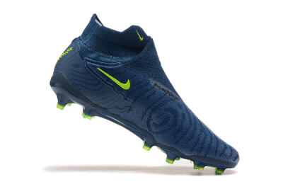 Men's Nike Phantom GX Elite FG Firm Ground High-Tops Football Boots - Blue/Yellow