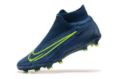 Men's Nike Phantom GX Elite FG Firm Ground High-Tops Football Boots - Blue/Yellow