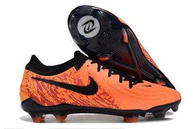 Men's Nike Phantom Luna Elite FG Firm Ground Low-Tops Football Boots - Orange/Red/Black