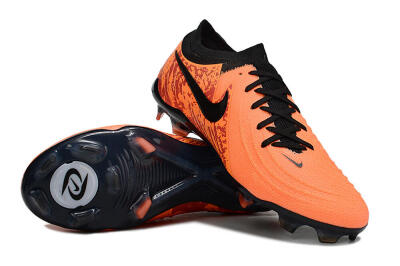 Men's Nike Phantom Luna Elite FG Firm Ground Low-Tops Football Boots - Orange/Red/Black