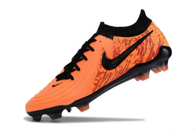 Men's Nike Phantom Luna Elite FG Firm Ground Low-Tops Football Boots - Orange/Red/Black