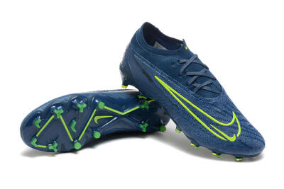 Men's Nike Phantom GX Elite FG Firm Ground Low-Tops Football Boots - Blue/Yellow