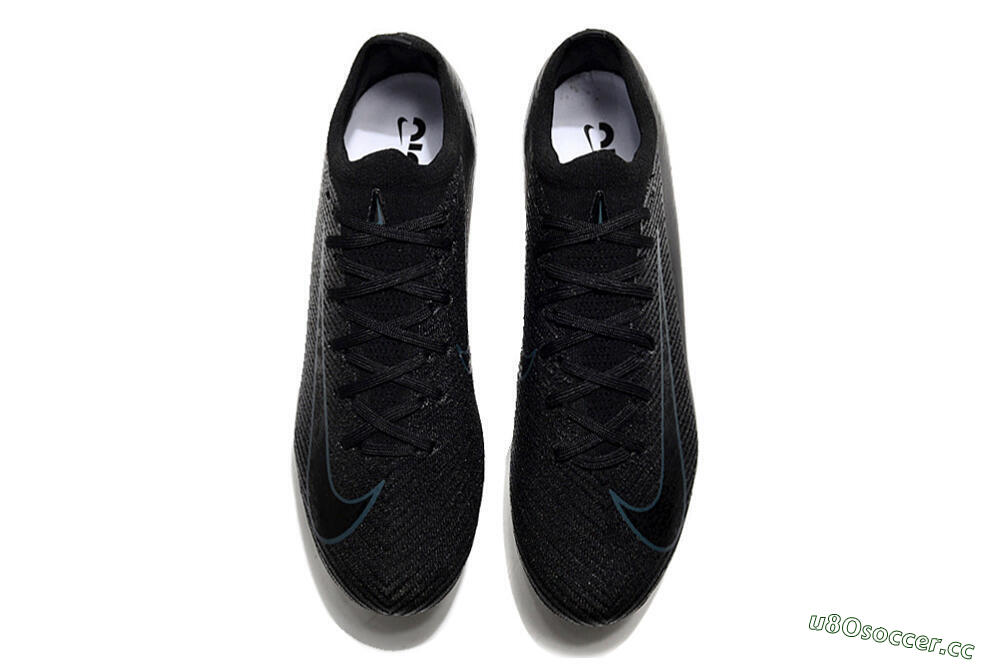 Men's Nike Air Zoom Mercurial Vapor 16 Elite FG Firm Ground Low-Tops Football Boots - Black/Blue/Jade 4