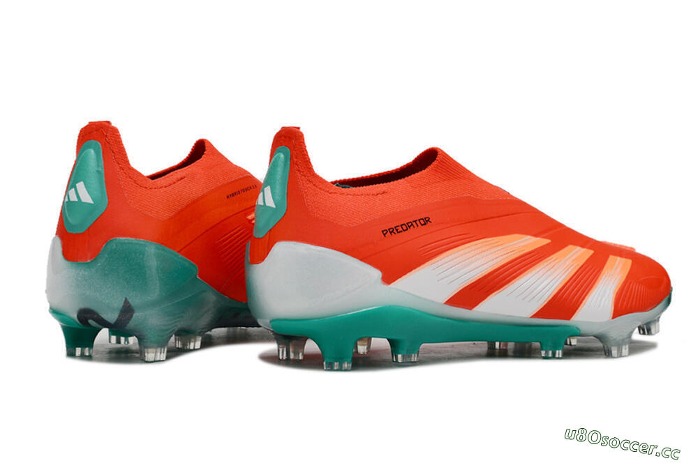 Men's Adidas Predator Accuracy+ FG Firm Ground Low-Tops Football Boots - Red/White/Green 6