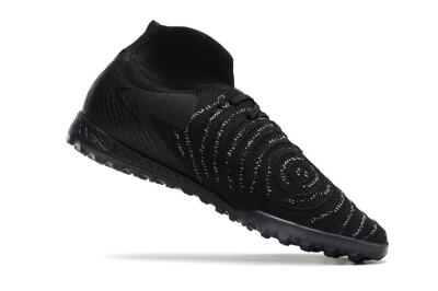 Men's Nike Phantom Luna Elite NU TF Artificial Turf High-Tops Football Shoes - Black/White/Blue