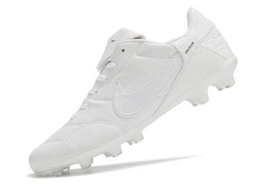 Men's Nike Premier 3 FG Firm Ground Low-Tops Football Boots - White/Black