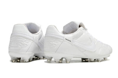 Men's Nike Premier 3 FG Firm Ground Low-Tops Football Boots - White/Black