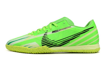Men's Nike Air Zoom Mercurial Vapor 15 Academy IC Indoor & Futsal Low-Tops Football Shoes - Green/Black/Yellow