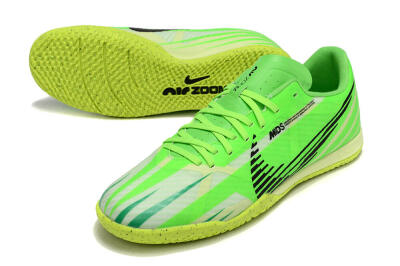 Men's Nike Air Zoom Mercurial Vapor 15 Academy IC Indoor & Futsal Low-Tops Football Shoes - Green/Black/Yellow