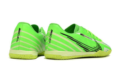 Men's Nike Air Zoom Mercurial Vapor 15 Academy IC Indoor & Futsal Low-Tops Football Shoes - Green/Black/Yellow