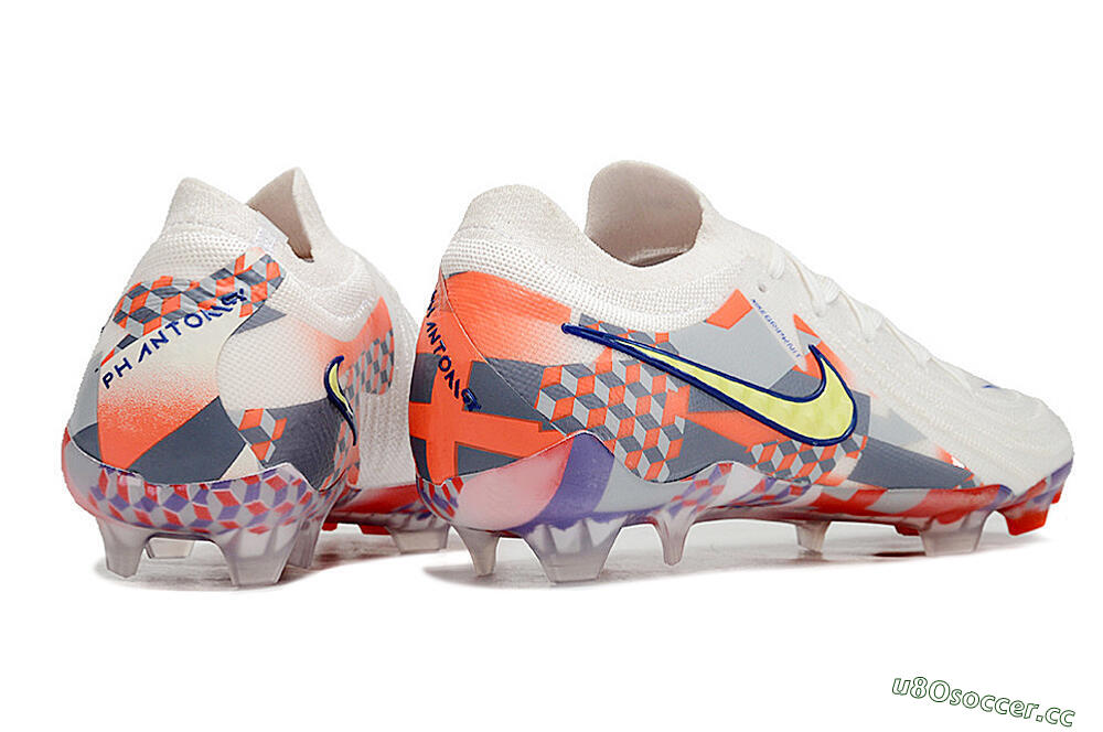 Men's Nike Phantom Luna 2 Elite Olympics 2024 FG Firm Ground Low-Tops Football Boots - White/Multicolor 6