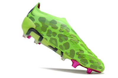 Men's Adidas Predator Accuracy+ FG Firm Ground Low-Tops Football Boots - Green/Purple/Yellow