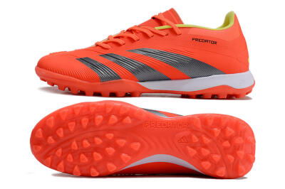 Men's Adidas Predator Elite TF Artificial Turf Low-Tops Football Shoes - Red/Black/White
