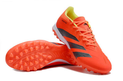 Men's Adidas Predator Elite TF Artificial Turf Low-Tops Football Shoes - Red/Black/White