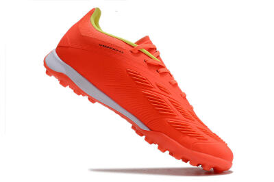 Men's Adidas Predator Elite TF Artificial Turf Low-Tops Football Shoes - Red/Black/White