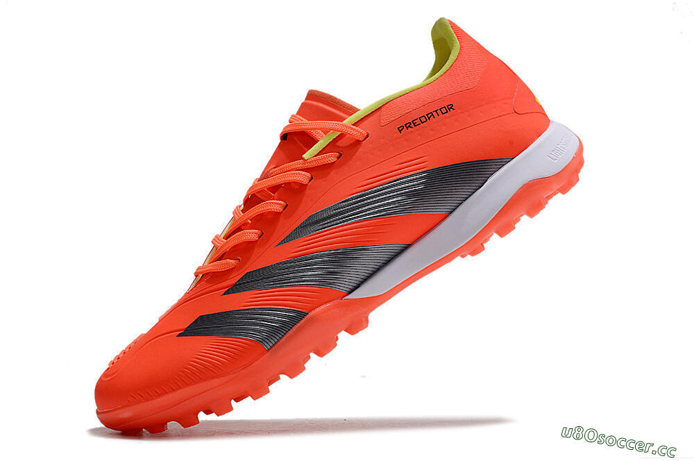 Men's Adidas Predator Elite TF Artificial Turf Low-Tops Football Shoes - Red/Black/White 5