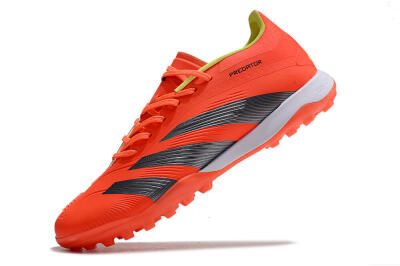 Men's Adidas Predator Elite TF Artificial Turf Low-Tops Football Shoes - Red/Black/White