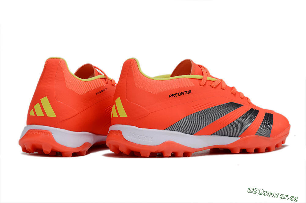 Men's Adidas Predator Elite TF Artificial Turf Low-Tops Football Shoes - Red/Black/White 6