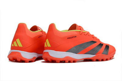 Men's Adidas Predator Elite TF Artificial Turf Low-Tops Football Shoes - Red/Black/White