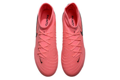 Men's Nike Phantom Luna 2 Elite TF Artificial Turf High-Tops Football Shoes - Pink/Black/White