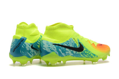 Men's Nike Phantom Luna Elite NU FG Firm Ground High-Tops Football Boots - Yellow/Orange/Black