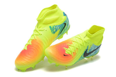 Men's Nike Phantom Luna Elite NU FG Firm Ground High-Tops Football Boots - Yellow/Orange/Black