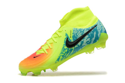 Men's Nike Phantom Luna Elite NU FG Firm Ground High-Tops Football Boots - Yellow/Orange/Black