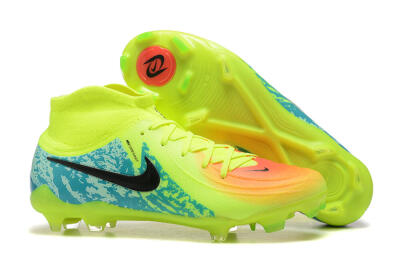 Men's Nike Phantom Luna Elite NU FG Firm Ground High-Tops Football Boots - Yellow/Orange/Black