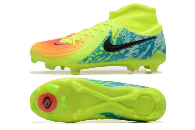 Men's Nike Phantom Luna Elite NU FG Firm Ground High-Tops Football Boots - Yellow/Orange/Black