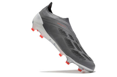 Men's Adidas Predator Accuracy+ FG Firm Ground Low-Tops Football Boots - Brown/Silver/Red