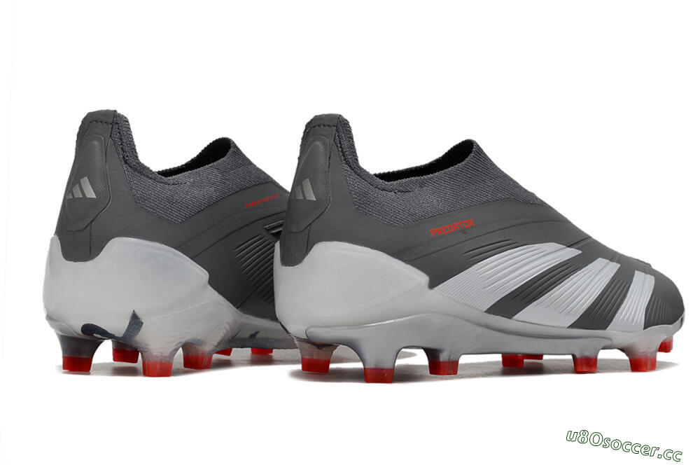 Men's Adidas Predator Accuracy+ FG Firm Ground Low-Tops Football Boots - Brown/Silver/Red 6