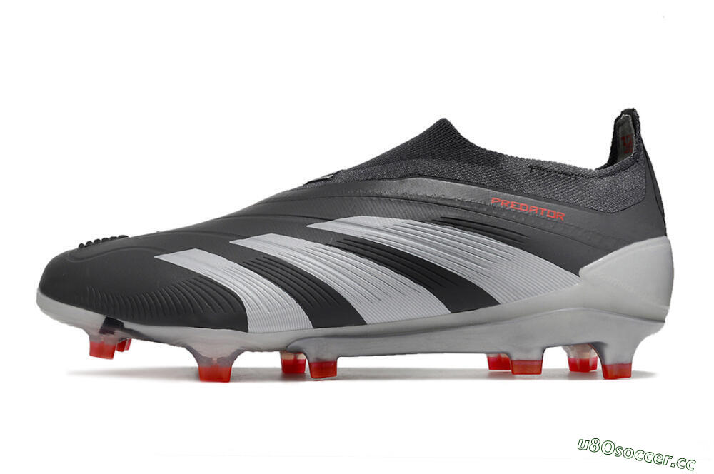 Men's Adidas Predator Accuracy+ FG Firm Ground Low-Tops Football Boots - Brown/Silver/Red 0