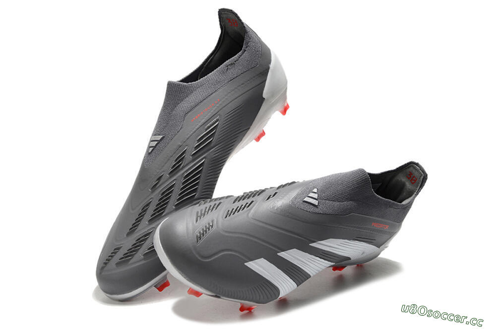 Men's Adidas Predator Accuracy+ FG Firm Ground Low-Tops Football Boots - Brown/Silver/Red 3